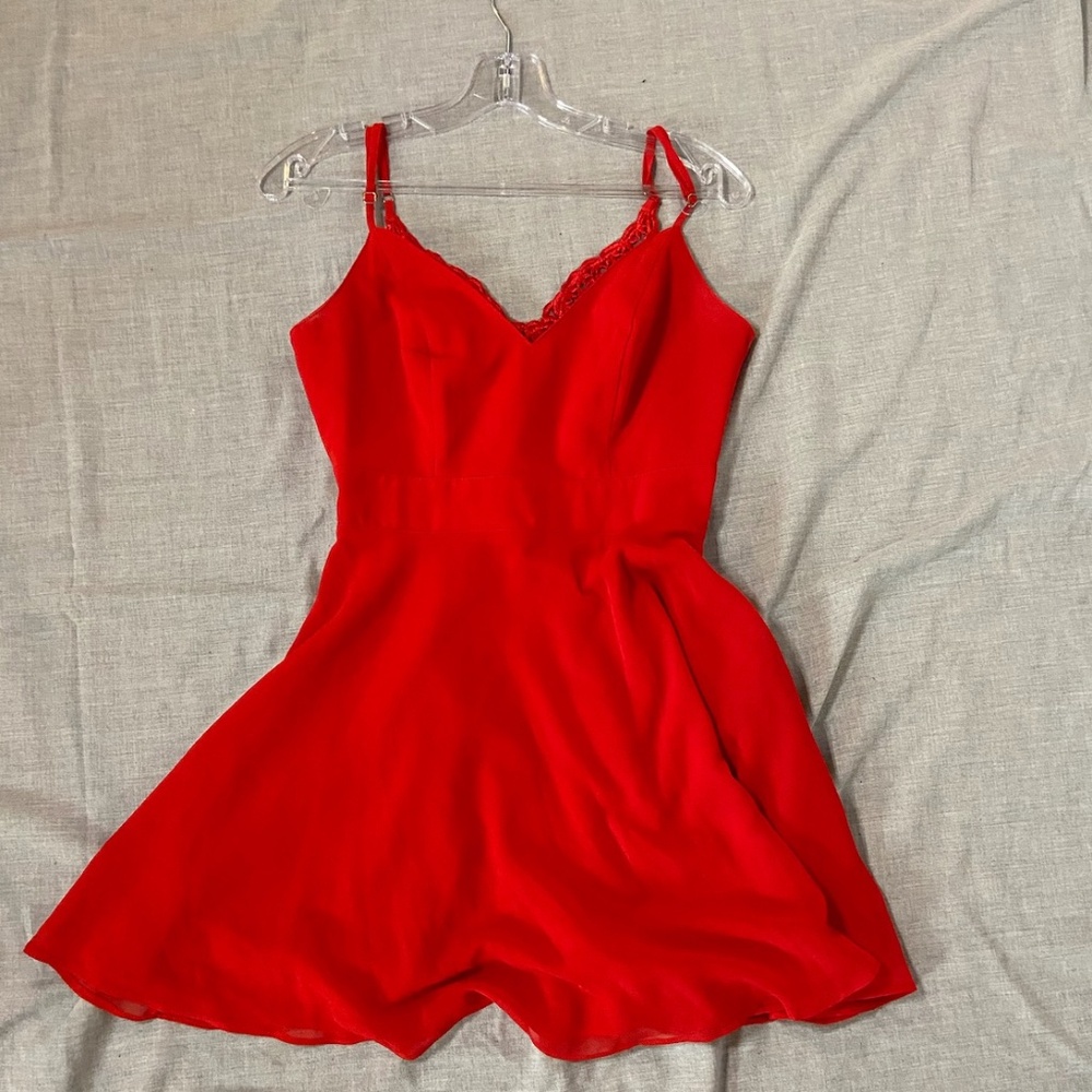 Vibrant Red Dress
